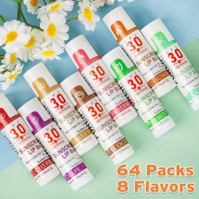VISRIE SPF 30 Lip Balm Coconut flavour tube front view