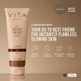 VITA LIBERATA Body Blur Dark 3.38 fl oz side view