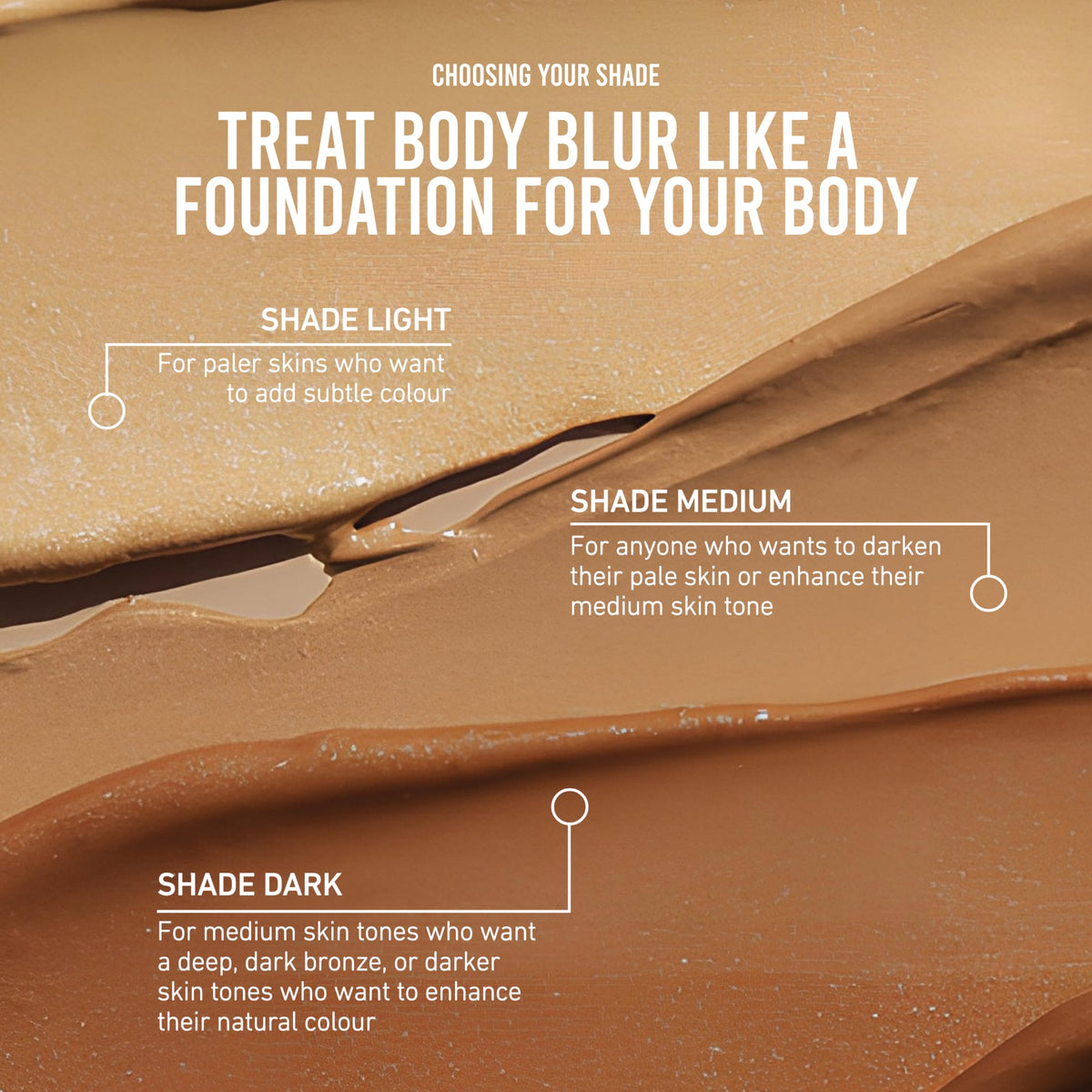 VITA LIBERATA Body Blur Light swatch on hand