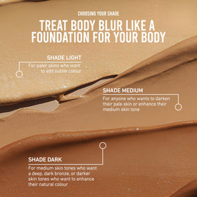 VITA LIBERATA Body Blur Light swatch on hand