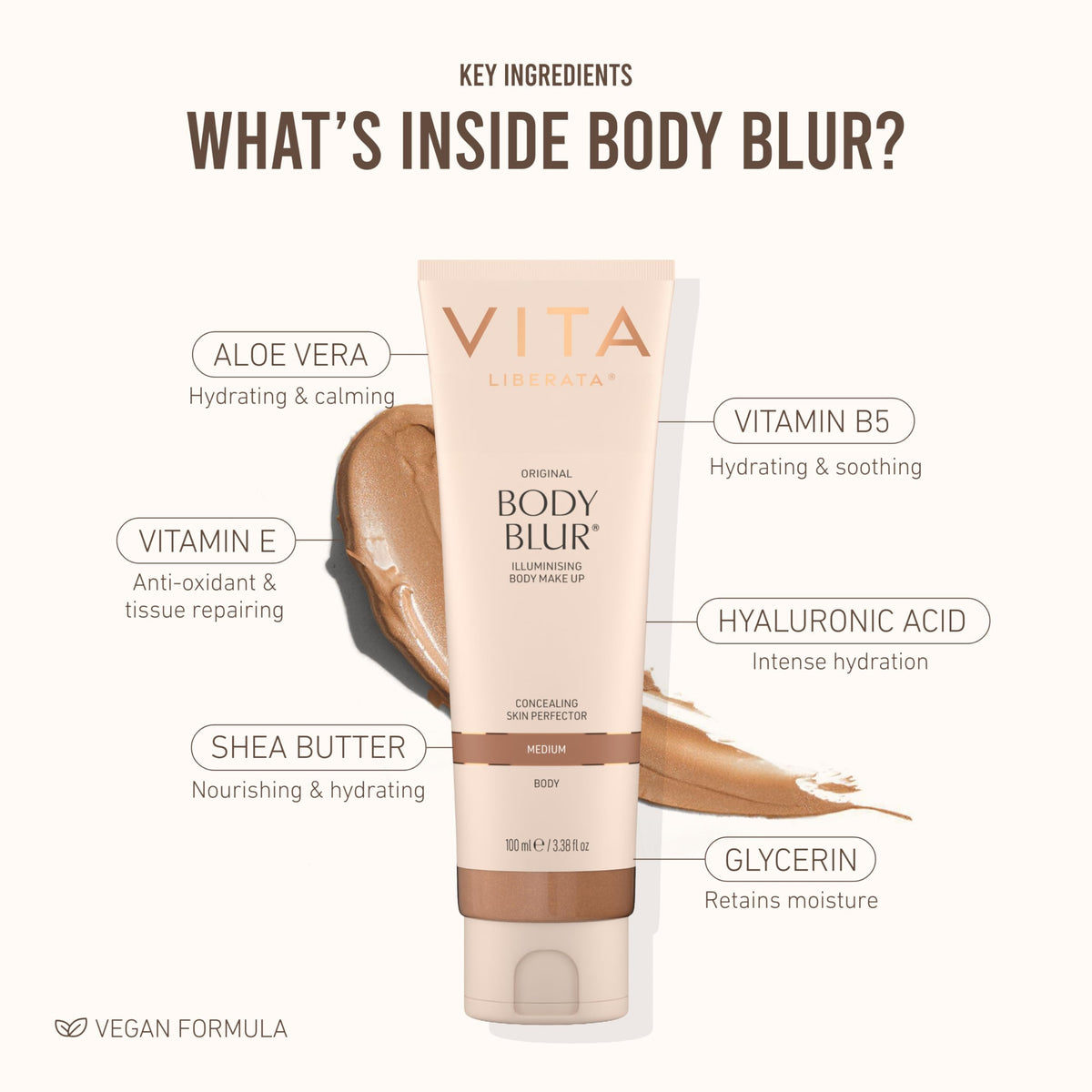 VITA LIBERATA Body Blur with natural ingredients