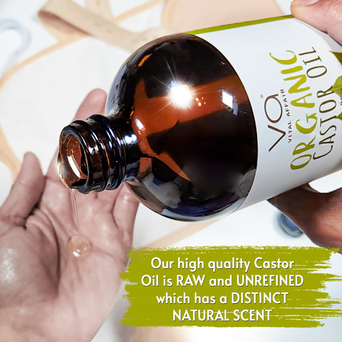 VITAL AFFAIR Organic Castor Oil for skin hydration