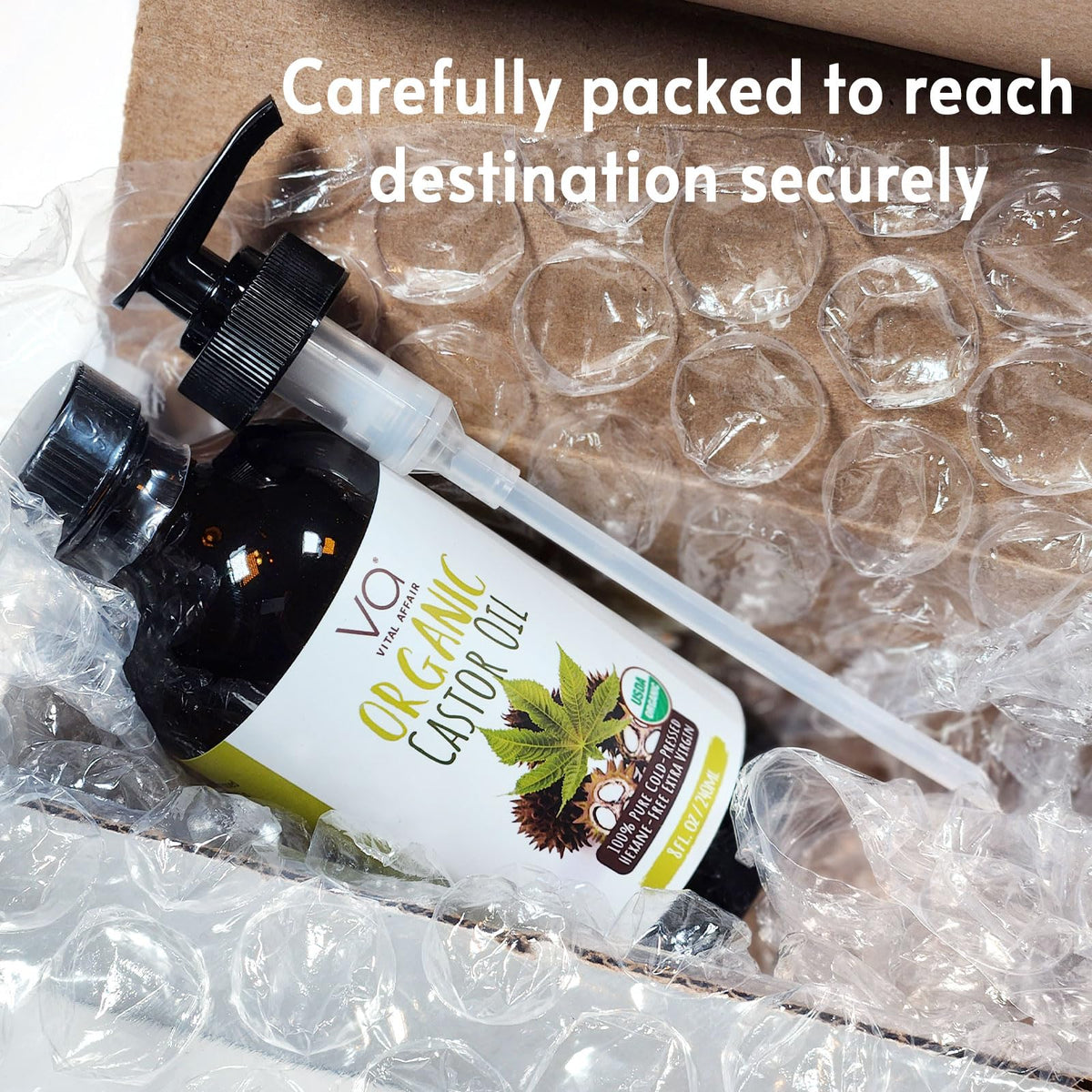 VITAL AFFAIR Organic Castor Oil with relaxing setting