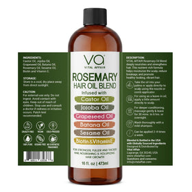 VITAL AFFAIR Rosemary Oil bottle with label detail