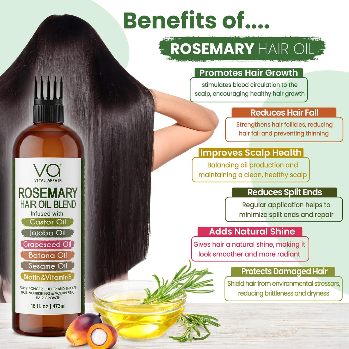 VITAL AFFAIR Rosemary Oil in lifestyle setting