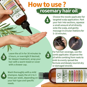 VITAL AFFAIR Rosemary Oil showing texture on hand