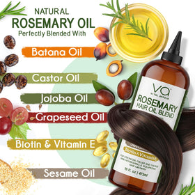 VITAL AFFAIR Rosemary Oil with castor oil and jojoba oil