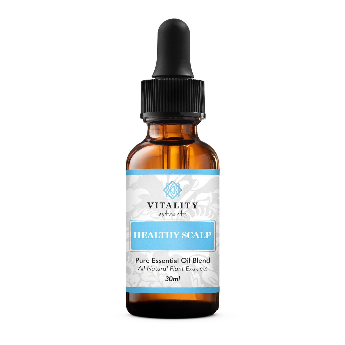 Vitality Healthy Scalp Essential Oil Blend 30ml front view