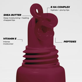 Vitamasques Lip Butter Balm Berry Jam texture close-up