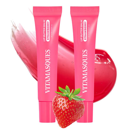 Vitamasques Lip Butter Balm Strawberry front view