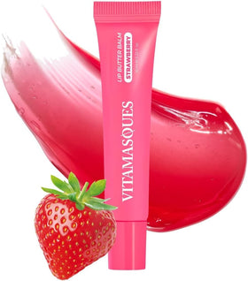 Vitamasques Lip Butter Balm Strawberry front view