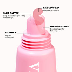 Vitamasques Lip Butter Balm Vanilla Creme packaging side view