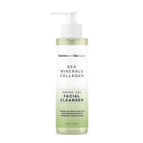 VITAMINS AND SEA BEAUTY Amino Gel Facial Cleanser front view