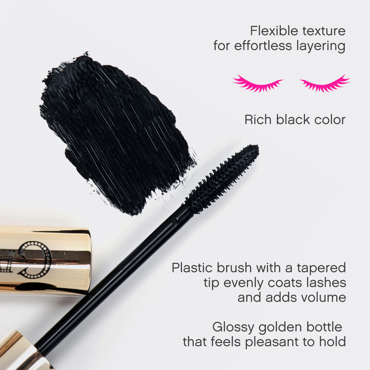 Vivienne Sabó Cabaret Premiere Black Mascara applied on lashes