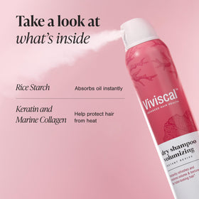 Viviscal Volumizing Dry Shampoo 3.81 oz lifestyle shot