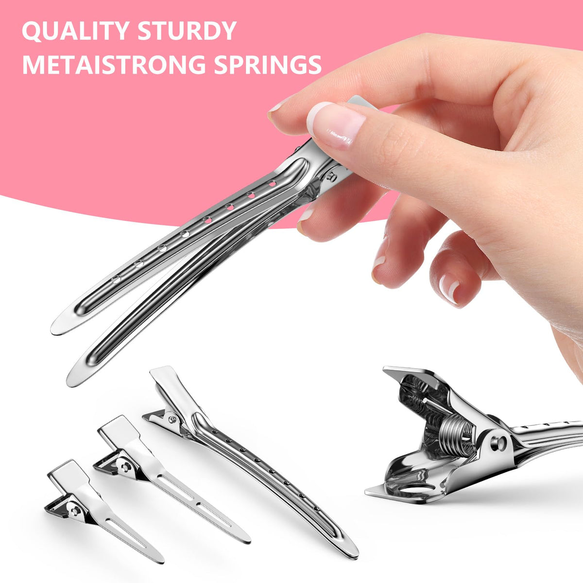 Viywicz small duckbill hair clips arranged