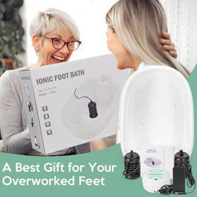 VnioLife Ionic Foot Bath Detox Machine close-up of control panel
