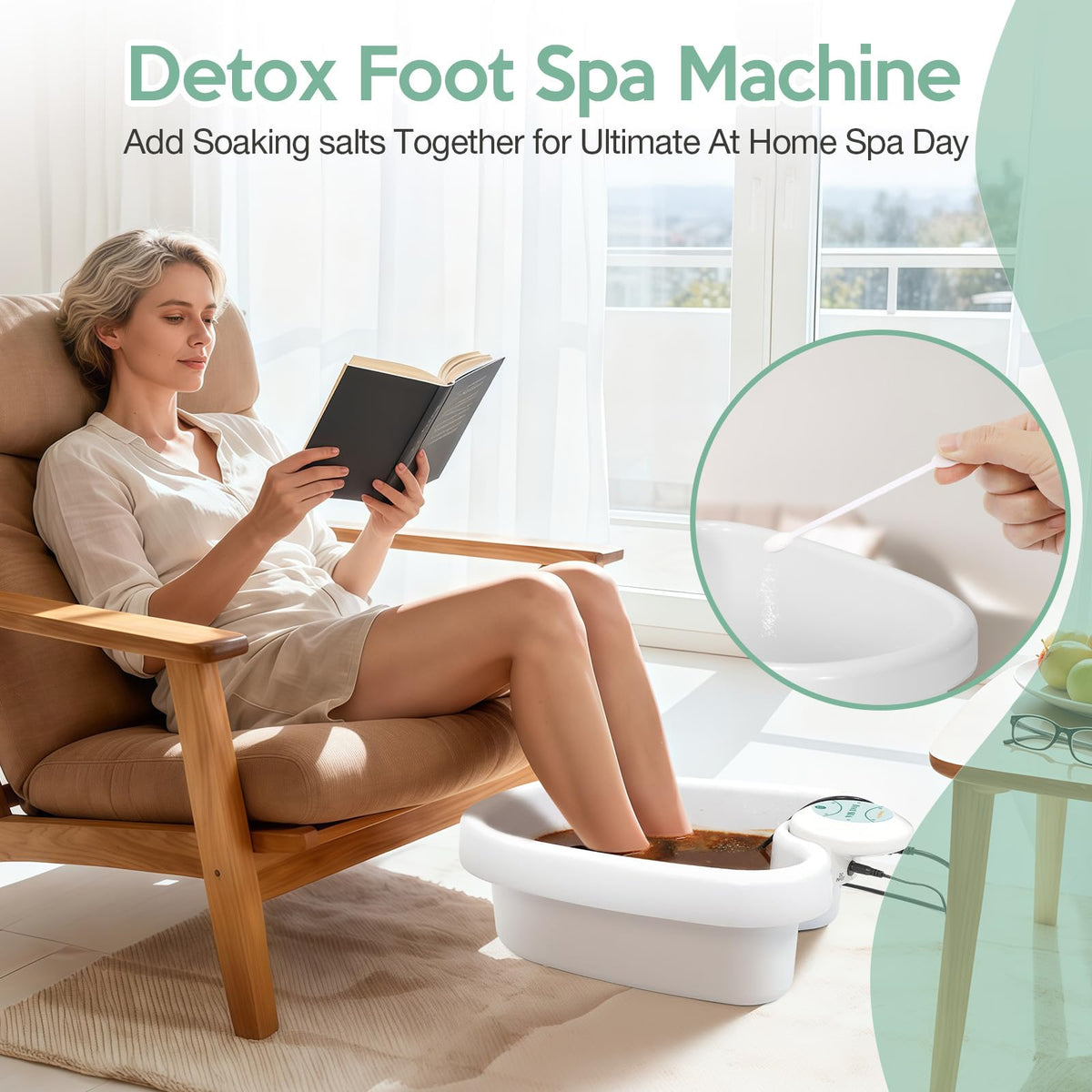 VnioLife Ionic Foot Bath Detox Machine portable carry bag