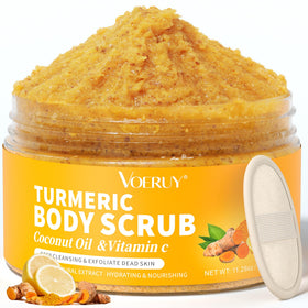 VOERUY Turmeric Exfoliating Body Scrub 320g front view