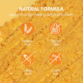 VOERUY Turmeric Scrub with coconut oil ingredients