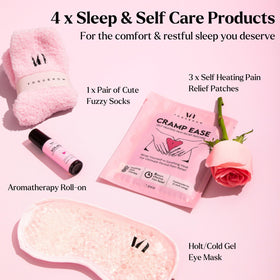 VogueNow Self Care Spa Kit packaging and pouch
