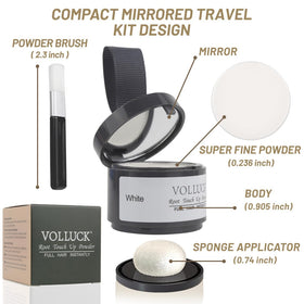 VOLLUCK Root Touch Up Powder applicator sponge included