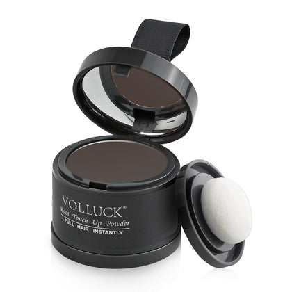 VOLLUCK Root Touch Up Powder Dark Brown front view