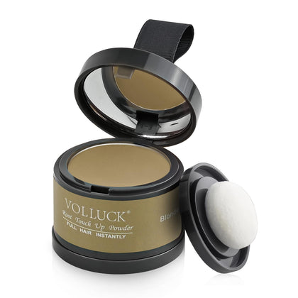 VOLLUCK Root Touch Up Powder front view in Blonde
