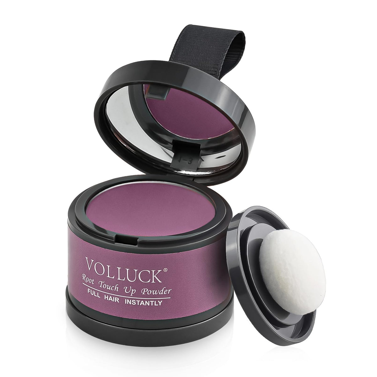 VOLLUCK Root Touch Up Powder purple compact front view