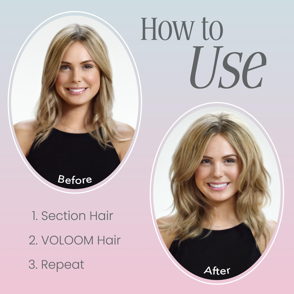 VOLOOM Petite 1-inch Volumizing Hair Iron with 360-degree swivel chord