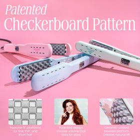 VOLOOM Rootie 3/4” Hair Volumizing Iron with ceramic plates