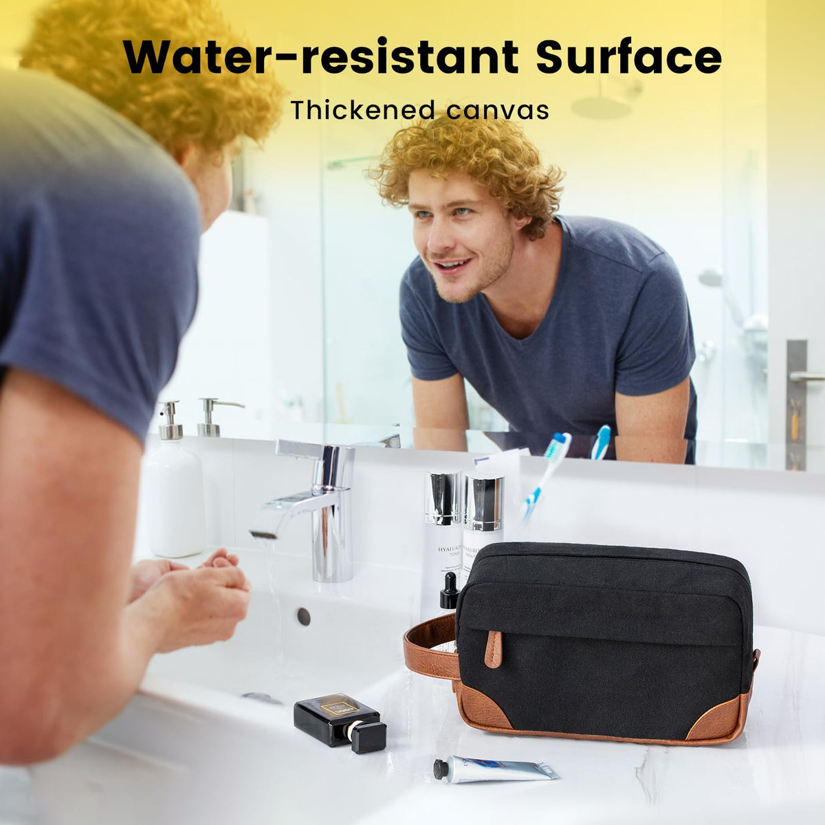 Vorspack toiletry bag with mesh pockets inside