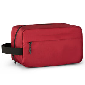 Vorspack Travel Toiletry Bag front view in maroon