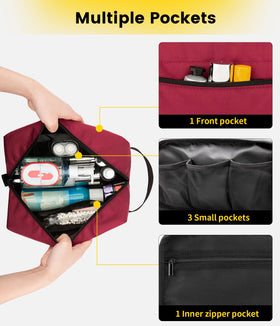 Vorspack Travel Toiletry Bag with mesh pockets inside