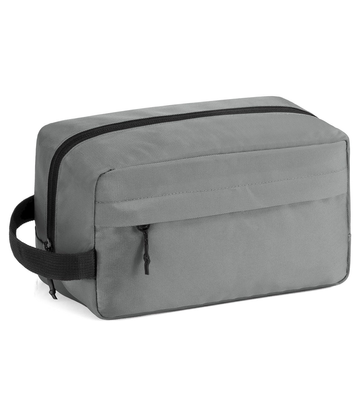Vorspack Water Resistant Toiletry Bag Grey front view