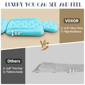VOXOR Full Body Bath Pillow side view highlighting thickness