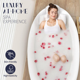 VOXOR Full Body Bath Pillow side view showing thickness and material