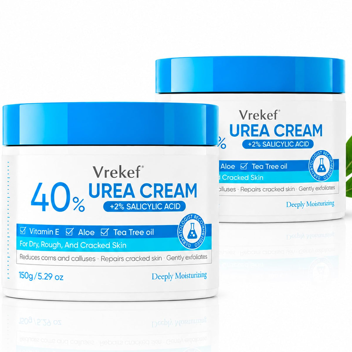 VREKEF Urea Cream 40% front view with packaging