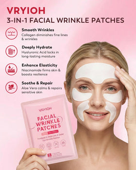 Vryioh forehead wrinkle patches close-up