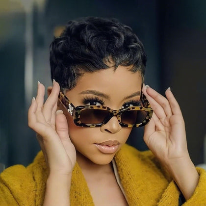 VRZ Pixie Cut Wig for Black Women front view