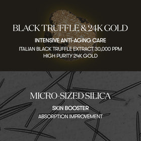 VT COSMETICS Black Truffle Reedle Shot Serum application on skin