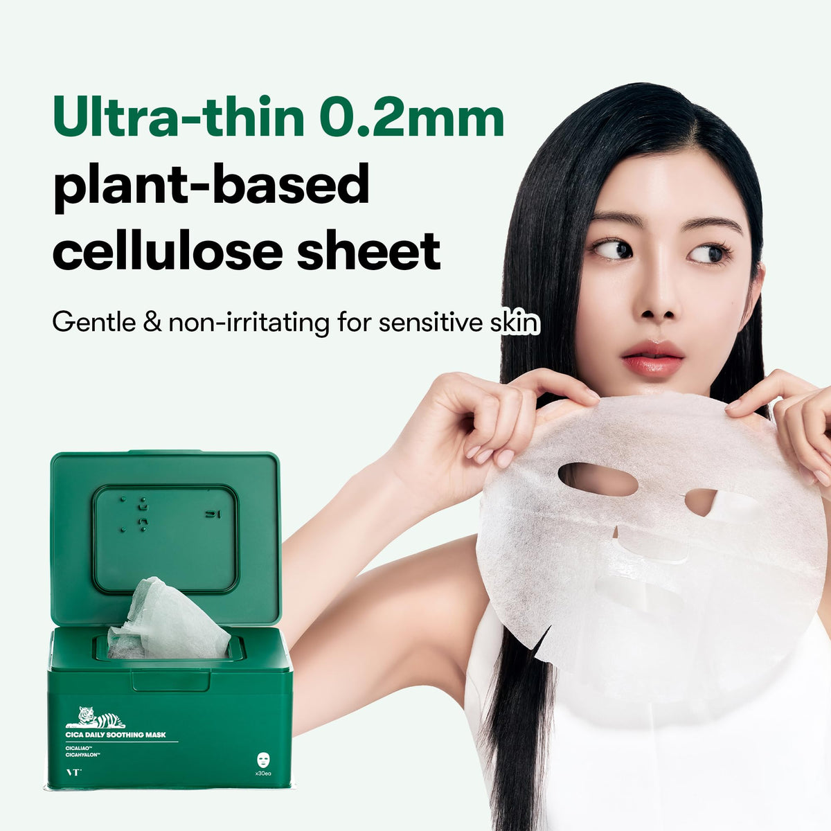 VT COSMETICS CICA Daily Soothing Mask ingredients list