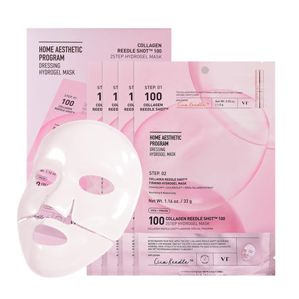 VT COSMETICS Collagen Reedle Shot Hydrogel Mask front packaging view