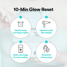 VT COSMETICS Daily Hydrating Mask in use on a model