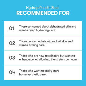 VT COSMETICS Hydrop Reedle Shot 100 Serum 50ml in a beauty routine