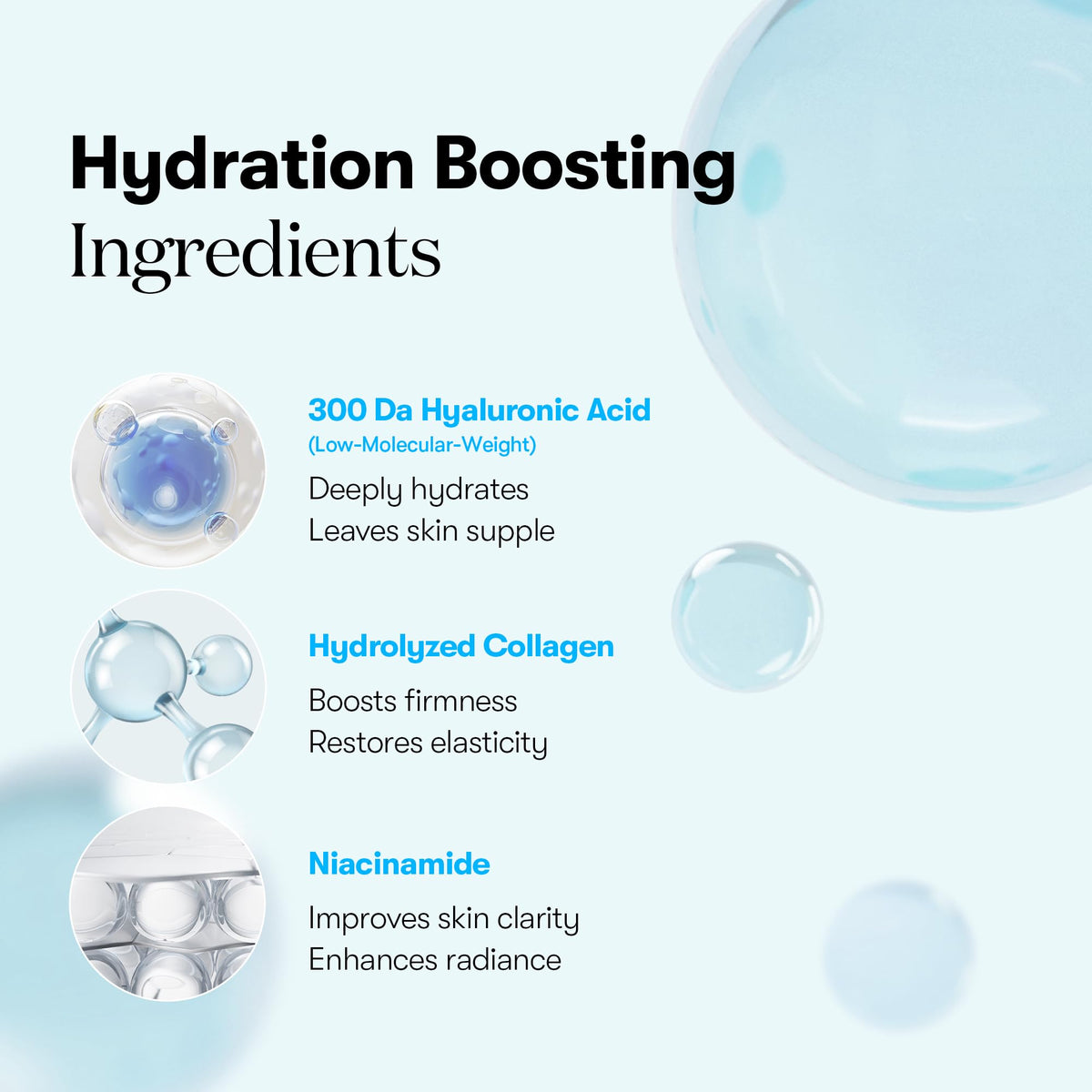 VT COSMETICS Hydrop Reedle Shot Hydrogel Mask close-up of the mask