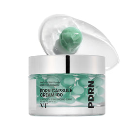 VT COSMETICS PDRN Capsule Cream 100 front view with visible PDRN capsules