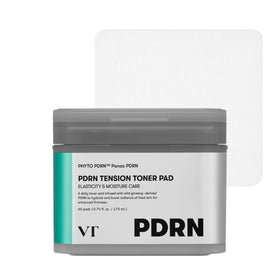 VT COSMETICS PDRN Tension Toner Pad front view with packaging