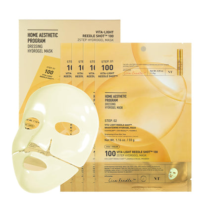 VT COSMETICS Vita-Light Reedle Shot Hydrogel Mask front view