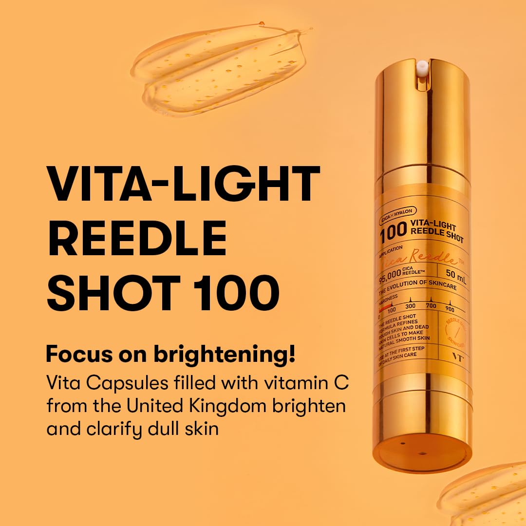 VT COSMETICS Vita-Light Reedle Shot Serum 50ml packaging